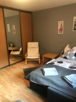 Posteľ alebo postele v izbe v ubytovaní APARTAMENT Zakątek Wrocławia