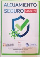 Certifikát, hodnocení, plakát nebo jiný dokument vystavený v ubytování Hostal Centro