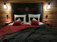 Posteľ alebo postele v izbe v ubytovaní KRYWAŃ RESIDENCE - stylowe apartamenty najwyższe opinie gości
