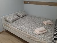Posteľ alebo postele v izbe v ubytovaní Apartment Cherry Bratislava & free parking