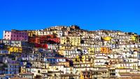 A general view of Calitri or a view of the city taken from A villát