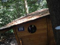 Půdorys ubytování Treehouse v Brdech