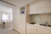 Kuchyň nebo kuchyňský kout v ubytování Hotel Tamaris