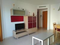 Televízia a/alebo spoločenská miestnosť v ubytovaní Apartamento Denia - Las Marinas