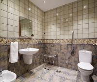 Kúpeľňa v ubytovaní Hotel Txoriene - Arrieta - HBI01298