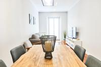 Telewizja i/lub zestaw kina domowego w obiekcie San Martin apartment by Basque Homes