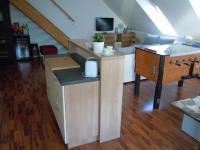 Kuchyň nebo kuchyňský kout v ubytování Apartment WELLNESS Vlčková