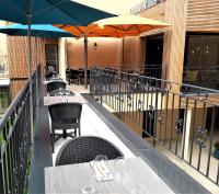 Μπαλκόνι ή βεράντα στο Hôtel-Restaurant des Augustins