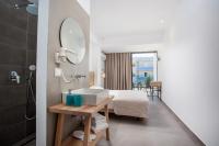 Postel nebo postele na pokoji v ubytování Moscha Hotel
