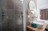 Koupelna v ubytování Moscha Hotel