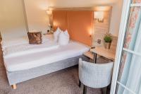 Posteľ alebo postele v izbe v ubytovaní Wohlfühlhotel Goiserer Mühle