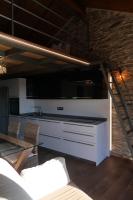 A kitchen or kitchenette at A Palleira de Lola
