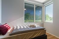Postel nebo postele na pokoji v ubytování Apartmán na golfu