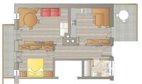 The floor plan of Am Rainell Hof