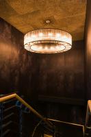 a chandelier hanging from a ceiling in a room at The Chamberlain in London