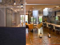 Reštaurácia alebo iné gastronomické zariadenie v ubytovaní Villa Verdi Pleasure & Spa