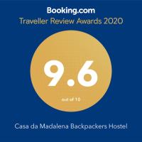 Certifikát, hodnocení, plakát nebo jiný dokument vystavený v ubytování Casa da Madalena Backpackers Hostel