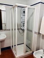 Koupelna v ubytování Hotel La Yedra