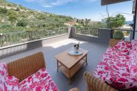 Balkón nebo terasa v ubytování ISLAND HVAR LUXE Holiday Villa Maslina with Beach