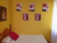 Łóżko lub łóżka w pokoju w obiekcie Apartamentos Dana Madrid