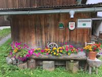 A garden outside Haus Praxmarer