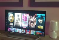 A television and/or entertainment centre at Casa Moretti