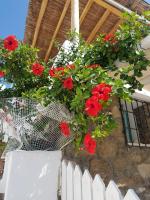 Balkón alebo terasa v ubytovaní Hibiscus Rosa Mykonos
