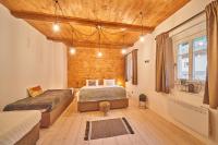 Postel nebo postele na pokoji v ubytování Apartmány CHALLUPA