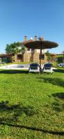 Zahrada ubytování Apartamentos Rurales La Fatela