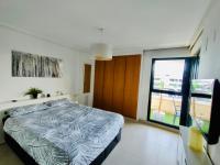Posteľ alebo postele v izbe v ubytovaní NON STRESS Ático Dúplex con vistas al MAR