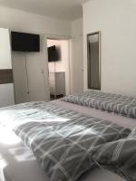 Łóżko lub łóżka w pokoju w obiekcie Ferienwohnung Top 3