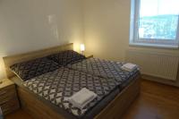 Postel nebo postele na pokoji v ubytování Apartmán Borůvka