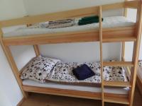 Postel nebo postele na pokoji v ubytování Apartmán u Kunštátského mlýna