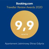 Certifikát, hodnocení, plakát nebo jiný dokument vystavený v ubytování Apartament Jaśminowy Shiraz Gdynia