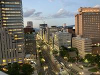 ホテルから撮影された、または一般的な広島市の景色