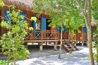 Ein Garten an der Unterkunft Sok San Beach Resort