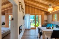 A bed or beds in a room at VILLAGGIO VAL MOLINI