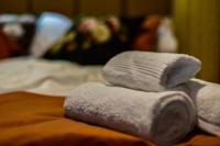 Posteľ alebo postele v izbe v ubytovaní Candy Apartments Warszawa
