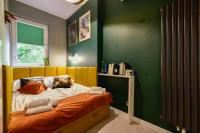 Posteľ alebo postele v izbe v ubytovaní Candy Apartments Warszawa