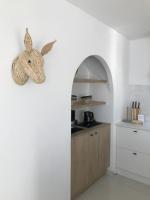 Kuchyň nebo kuchyňský kout v ubytování Frontline villa, five star deluxe