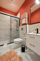Kúpeľňa v ubytovaní Candy Apartments Warszawa