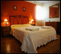 Cama o camas de una habitación en Apartamentos Rurales San Juan