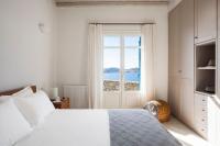 Postel nebo postele na pokoji v ubytování Agl Luxury Villas Mykonos Villa Ambrosia