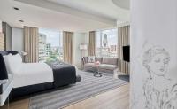 Hotel Zena Washington DCにあるベッド