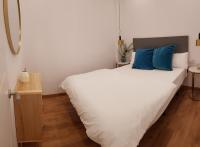 Postel nebo postele na pokoji v ubytování Hotelito Boutique Badalona Mar
