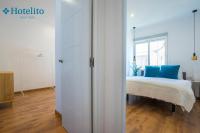 Postel nebo postele na pokoji v ubytování Hotelito Boutique Badalona Mar