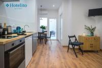 Kuchyň nebo kuchyňský kout v ubytování Hotelito Boutique Badalona Mar