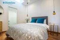 Postel nebo postele na pokoji v ubytování Hotelito Boutique Badalona Mar