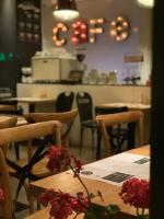 Reštaurácia alebo iné gastronomické zariadenie v ubytovaní ApartHostel Warszawa