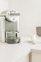 Coffee and tea making facilities at easy flat Margareten Apartments
